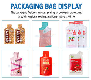 מכונת מילוי ואטימה אוטומטית מלאה לשקיות מי מלח, מכונת אריזה לדוגמיות קוסמטיקה ושמפו בשקיות בצורה מיוחדת - Product Image 2