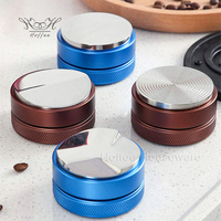 Niveau de distribution de café personnalisé antidérapant à base lourde pour barista, outil facile à nettoyer, distributeur de poudre d'espresso