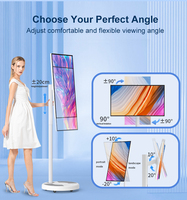 Téléviseurs intelligents portables d'intérieur avec écran LCD interactif sans fil Android, nouvelle génération, 21,5, 24, 27, 32 pouces, batterie 5-9H