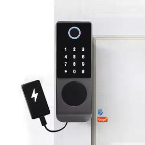 बोनिसी वाटरप्रूफ आउटडोर गेट स्वचालित स्मार्ट रिम डोर लॉक दो पक्षों को डिजिटल कीपैड इलेक्ट्रॉनिक लॉक ऐप के साथ डबल साइड डिजिटल कीपैड इलेक्ट्रॉनिक लॉक - Product Image 4