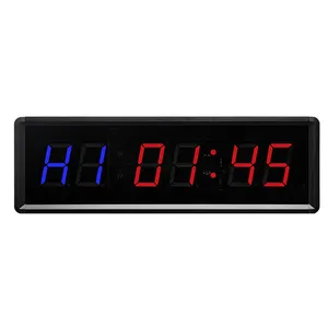 Chinese 1.5 Inch Digital Led Gym Clock Countdown Interval Workout Gym Crossfit Timer