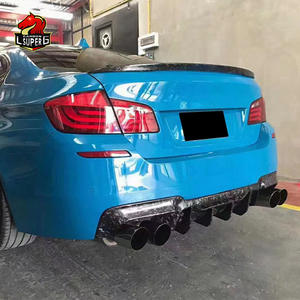 Gran oferta, modelo R, difusor trasero de material completo para <span class=keywords><strong>BMW</strong></span> 5series F10, difusor trasero de coche antiguo a nuevo, piezas automotrices - Product Image 6