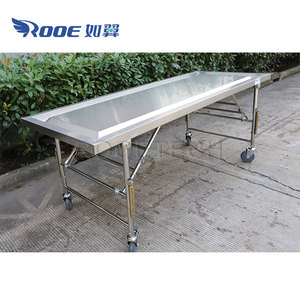 GA204 похоронный стол для вскрытия трупа из нержавеющей стали - Product Image 4