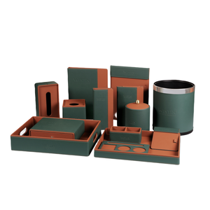 Accesorios personalizados para habitaciones de hotel Artículos de cuero de hotel de lujo de 5 estrellas Fabricante de suministros para hoteles - Product Image 1