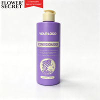 FLOWER SECRET Purple Toning Conditioner 250ml Menutup Warna Kuning Memperbaiki Mencerahkan Perawatan Rambut OEM Private Label