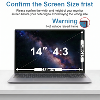 New 2026 Anti Blue Light Filter for Universal 14 Inch 4:3 Notebook Used for Home & Office Reduce Eye Strain Screen Protector