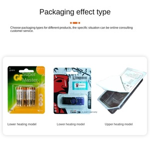 Máquina de embalaje de blíster de plástico, Chocolate de huevo de cepillo de dientes, tarjeta de papel, vela de cumpleaños, mantequilla, caramelo, gelatina, máquina de embalaje de Blíster - Product Image 3