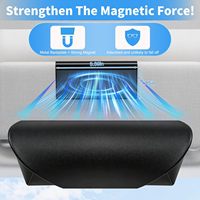 Étui à lunettes rétro en cuir PU, boîte de rangement légère et portable pour lunettes, accessoires anti-écrasement pour lunettes