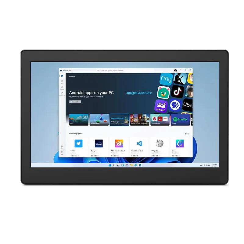 Ucuz Android dokunmatik hepsi bir Tablet POE 11.6 Android duvar RJ45