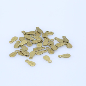 Pendentif en cuivre en forme de goutte d'eau, connecteurs avec marquage 925 pour la fabrication de bijoux DIY - Product Image 4