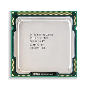Brand neue prozessor X3480 SLBPT für intel xeon cpu LGA 1156 Quad-core 3.06GHz 95W Server CPU X3430 X3440 X3450 X3460 X3470