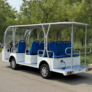 Minibús Eléctrico Turístico de Pasajeros, Modelo Abierto, Clásico, Tipo Minibús Escolar, Vehículo en Venta - Product Image 3