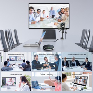 Tongveo Video Conferencing Kit 12X Optischer Zoom USB3.0 HD-M1 4K PTZ Konferenz kamera Wireless BT Speaker phone - Product Image 2