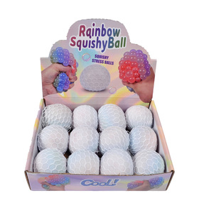 Juguetes Antiestrés Creativos al por Mayor, Bolas de Uva Arcoíris que Cambian de Color, Squishies de Descompresión - Product Image 6