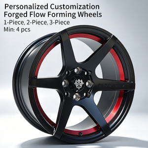 Jantes FLowtone BB <span class=keywords><strong>Sport</strong></span> 4x100 à rayons, jantes en alliage bicolores concaves 4x114.3 ET0 pour Civic, Fit, RAV4, Avalon - Product Image 2