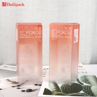 Emballage transparent personnalisé de boîte avec logo d'impression Boîte en plastique PVC PET personnalisée contre les UV