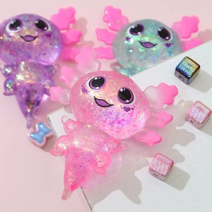 CHENXI Adorable Axolotl Sugar <b>Balls</b> Sensory Stress Toy Slow Rise Relaxing Sensory Fidget Stress <b>Squeeze</b> Toy - Product Image 1