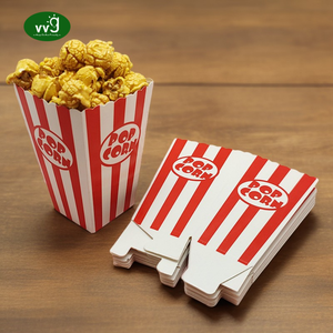 VVG custom scatole stampate per il cinema festa <span class=keywords><strong>rosa</strong></span> favore usa e getta pollo cibo imballaggio scatola di carta popcorn - Product Image 1