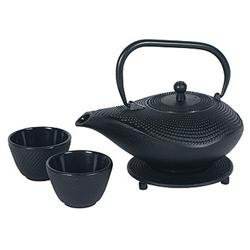 Service à théière traditionnel chinois en <span class=keywords><strong>fonte</strong></span>, bouilloire à thé, théière avec filtre, tasses - Product Image 3