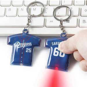 Porte-clés LED en PVC souple personnalisé, design mignon et tendance, avec logo personnalisé, mousquetons promotionnels – Grande Vente - Product Image 1