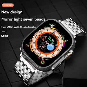 Correa de Repuesto de Acero Inoxidable Sólido de 22 mm para Relojes Apple, Brazalete de Metal de Lujo para <span class=keywords><strong>HUAWEI</strong></span> <span class=keywords><strong>GT3</strong></span> <span class=keywords><strong>Pro</strong></span> - Product Image 4