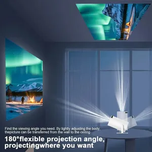 Dazzler Mini Proyector 4K HY300pro Portátil para Smart Home Theater Android Smart <span class=keywords><strong>Bluetooth</strong></span> <span class=keywords><strong>Wifi</strong></span> - Product Image 3