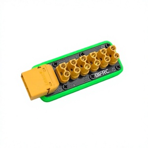 Placa de distribución de energía XT30 de 6 canales, placa de distribución de energía para modelos RC, para robot, coche, barco, submarino, bricolaje, alta corriente, L489 - Product Image 1