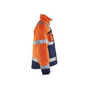 BLAKLADER - 486218115389L <b>Hi</b>-<b>Vis</b> winter <b>jacket</b> <b>Orange</b>/Navy blue - EAN 7330509370902 <b>HI</b>-<b>VIS</b> WORKWEAR - Product Image 3