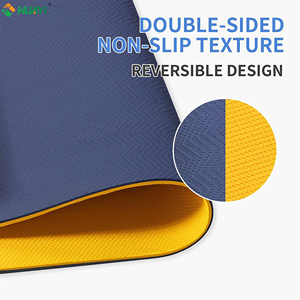 Huayi 6Mm Tùy Chỉnh In Chất Lượng Cao Duy Nhất Và Đôi Màu <span class=keywords><strong>Mat</strong></span> Yoga De Gấp Bền Yoga Pad TPE Sinh Thái Thân Thiện Với Yoga <span class=keywords><strong>Mat</strong></span> - Product Image 4