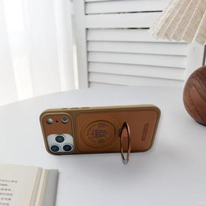 Custodia per telefono cellulare antiurto POLO per iPhone 17 custodia per anello magnetico in pelle - Product Image 5