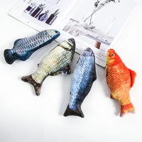 Peluche créative 3D carpe poisson forme chat jouet cadeau mignon Simulation poisson jouant jouet pour animaux de compagnie cadeaux cataire poisson peluche oreiller poupée