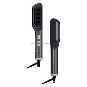 Brosse lissante électrique 3 en 1 à ions négatifs, traitement à l'huile chaude infusée, avec chauffage PTC ionique <span class=keywords><strong>pour</strong></span> <span class=keywords><strong>les</strong></span> soins des <span class=keywords><strong>cheveux</strong></span>, anti-frisottis - Product Image 1