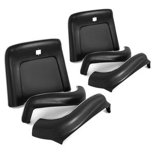 Para <span class=keywords><strong>Chevrolet</strong></span> 69-72 respaldo de asiento de cubo y delantales plástico moldeado y embellecedor cromado 6 uds - Product Image 1