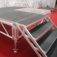 Vente en gros plate-forme de scène extérieure de concert de mariage mobile facile à installer