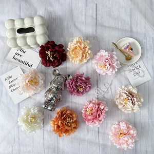 Cabeza de Flor de Peonía de Seda de la Fábrica de Flores Meiyu Craft, Tamaño Mediano, Decoración para Bodas, Decoración para el Hogar, Accesorios - Product Image 3