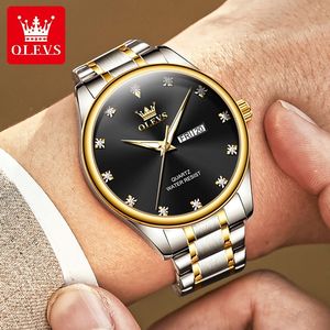   Montre de luxe pour homme 3612, étanche, logo personnalisé OEM, montre classique, calendrier, acier inoxydable, montres à quartz de luxe pour homme - Product Image 4