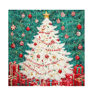 Rompecabezas navideño Wacocetoy de madera de 332 piezas con forma irregular y marco, arte decorativo de pared para adultos - Product Image 1