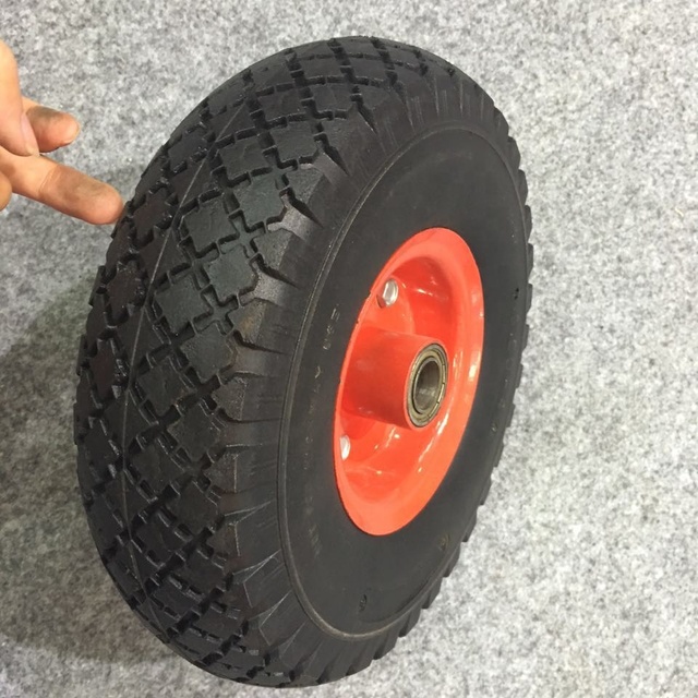10inch 4pr 3.00-4 Wheelbarrow Pneumatic Tires Trolley Rubber Wheels