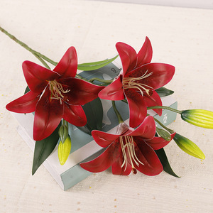 Décoration Florale Artificielle Réaliste Imprimée en 3D Faite à la Main, Imperméable, en <span class=keywords><strong>Tatex</strong></span>, pour la Maison et l'Hôtel, Arrangement Floral Fête des Mères - Product Image 3