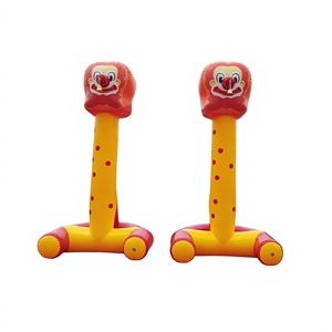 Juego inflable temático de payasos, tipo Smash It Striker, desafía a los jugadores en un juego interactivo de carnaval en fiestas. - Product Image 1