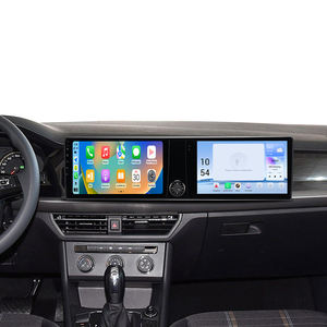 Pour <span class=keywords><strong>Volkswagen</strong></span> Lavida 2019-2023 lecteur multimédia double écran 10.1 pouces unité principale avec lecteur CD connexion USB caméra de recul GPS - Product Image 1