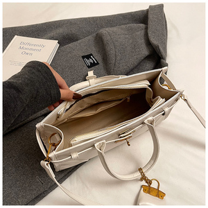 <span class=keywords><strong>Borsa</strong></span> a <span class=keywords><strong>Tracolla</strong></span> di Lusso di Design Esclusivo, Grande Capacità, in Pelle PU, <span class=keywords><strong>Borsa</strong></span> da Lavoro per <span class=keywords><strong>Donna</strong></span>, <span class=keywords><strong>Borsa</strong></span> a Spalla per Pendolari - Product Image 3