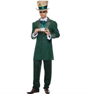 Disfraz de Sombrerero Loco de <span class=keywords><strong>Alicia</strong></span> en el País de las Maravillas de Ecowalson para Hombre, Disfraz de Carnaval de Halloween - Product Image 3