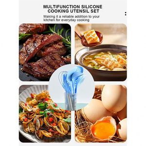 Kaimi 16pcs Kitchen Accessories <b>Tools</b> Cooking Utensils <b>Sets</b> Silicone Kitchen Utensils Kitchenware Utensils <b>Set</b> - Product Image 4