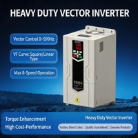 Variateur de fréquence KingDrive, 380V 0,75-90KW, contrôleur de vitesse de moteur industriel, variateur AC à économie d'énergie, certifié CE