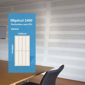 Placa <span class=keywords><strong>de</strong></span> yeso acústico perforada para techo, cuadrada, 1200x2400x12mm, 1200x2400mm, sin uniones. - Product Image 5