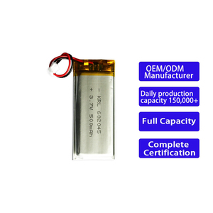 Paquete plano de 3,7 V, 500mAh, 602045, para cepillo de dientes eléctrico, limpiador Facial, herramienta de belleza para el cuidado de la piel, batería de polímero de litio - Product Image 1