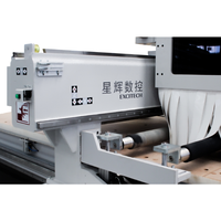 Machine publicitaire EXCITECH, routeur CNC 3 axes 10,1x5,1 pieds, composants de base PLC, puissance 3-6 kW pour gravure de haute précision