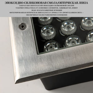 Luz Subterránea HK Factory SQ-125 RGBW CRI90 DC24V para Campus, Zonas Verdes, Patios Escolares, Personalización en Pequeños Lotes - Product Image 3