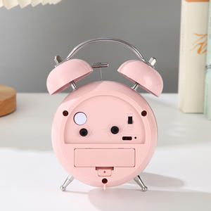 स्रोत कारखाना नया यांत्रिक रचनात्मक उत्तल कार्टून घंटी मूक अलार्म घड़ी छात्र बेडरूम तीन-आयामी दौर डायल - Product Image 2